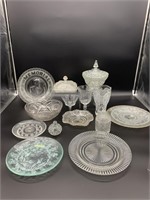 Lot of Clear Glassware
