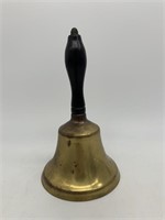 Vintage Brass Bell with Wooden Handle