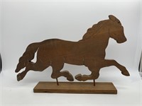 Hand Carved Wooden Horse