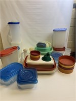 Large Lot of Plastic Food Storage Containers
