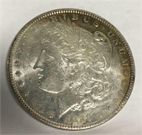 1889 Morgan Silver Dollar - A. U.