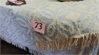 MID CENTURY TWIN CHENILLE BEDSPREADS (SIGNS OF
