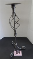 METAL COLUMN CANDLE HOLDER 24 IN