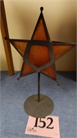 STAR CANDLE HOLDER 14 IN