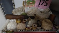 VINTAGE LACE, THREAD, SEWING TOOLS & NOTIONS IN