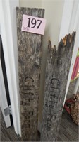 OLD BARN WOOD "CLIFTY FARMS" SIGNS 42 IN FROM