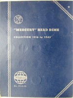 Mercury Dime Book, Incomplete