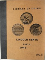 Lincoln Cents Book, incomplete