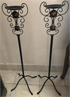 L - VERY UNIQUE 3FT CANDLE HOLDERS