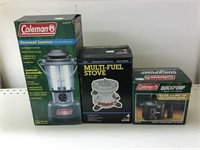 Coleman Lantern, Quick Pump, Multi Fuel Stove