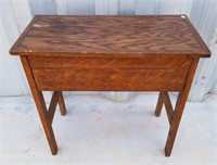 Solid Wood Antique Storage Bench