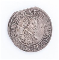 Coin 1626 Holy Roman Empire - 3 Kreuzer - Silver