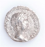 Coin Hadrian 117-138 A.D. Silver Denarius