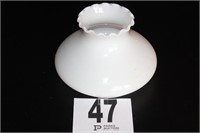 White Glass Lamp Shade 6.75"