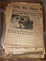 WWII NEWSPAPERS & 1989 BAY AREA CA EARTHQUAKE