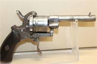 EARLY UNKNOWN MAKER REVOLVER, UNKNOWN CALIBER