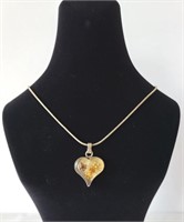 Sterling Silver 925 Heart & Chain