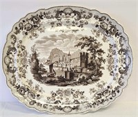 HUGE 22" 1814-1830 Staffordshire Platter