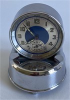 Early chrome alarm clock.