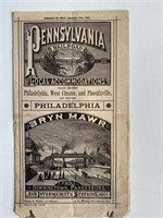 Pennsylvania railroad pamphlet.