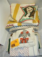 WIZARD OF OZ FLAT AND FITTED SHEET SET, AFGHAN,