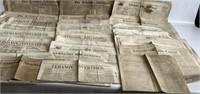 Lot of Lebanon County newspapers mid 1800s.