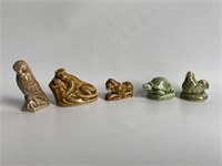 Lot of 5 Asian miniature sculptures.