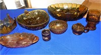 Amber Glassware Collection - 8 Pcs. - Beautiful