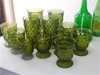 Green Glassware - Huge Lot of Beautiful Vintage