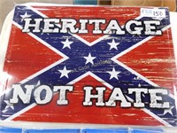 Confederate Wall Decor - Made of Tin - New in