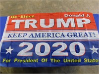 Trump "Keep America Great" Flags - Lot of 2 -