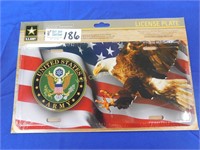 United States Army License Plate - New in Package