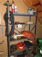 Five shelf metal storage unit, 36"W x 15"D x
