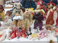 Porcelain Doll Collection - Large Lot - All are