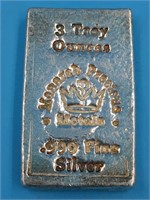3 Troy oz. bar of .999 fine silver          (J 199