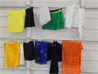 Skirts/Wraps Mixed Lot - 11 Pcs. as Shown in