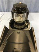 A Coleman propane lantern in protective case, good