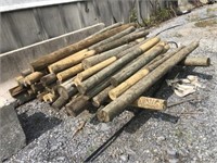 Approx. 45 Used Fence Posts