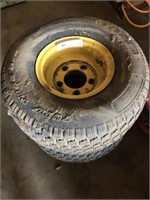 2 Titan 20 x 10.00-8NH6 Turf Tires