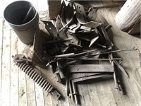 Lot: Metal Implement and Plow Parts