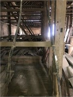Vintage One-horse Carriage Shaft