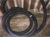 Partial Roll of 4" Corrugated Drain Pipe