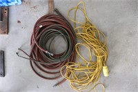 AIR HOSE, EXTENSION CORD, TORCH HOSES
