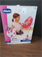 CHICCO PINK DOLL EAT & SWING HIGH CHAIR
