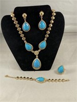 Blue Stone Set with Display
