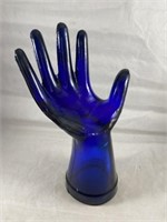 Blue Glass Hand Display