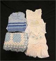 VINTAGE HAND KNIT BABY CLOTHES #2