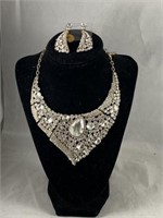 Cleopatra Style Necklace & Earrings