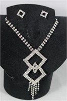 Earrings, Necklace & Display