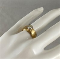 Yellow & White Gold Diamond Ring